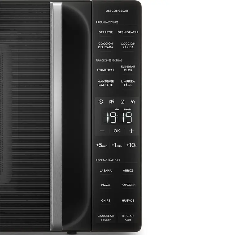 MICROONDAS ELECTROLUX 31 LITROS DIGITAL DESCONGELAMIENTO ASISTIDO ME31N NEGRO 5
