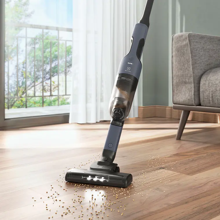ASPIRADORA VERTICAL INALÁMBRICA ELECTROLUX ERGORAPIDO CÍCLONICA EFFICIENT 2 EN 1 ERG019 AZUL 2