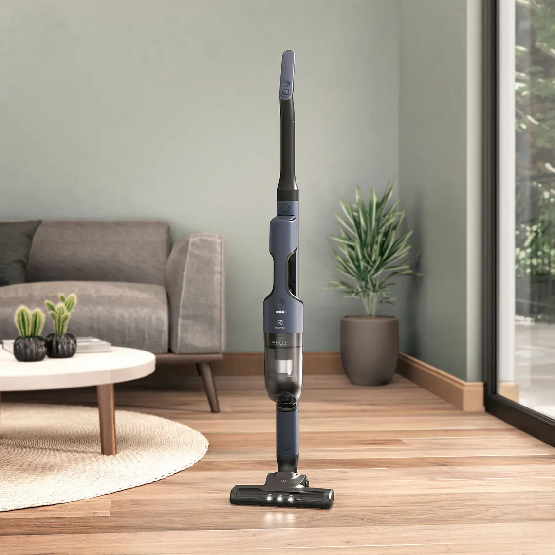 ASPIRADORA VERTICAL INALÁMBRICA ELECTROLUX ERGORAPIDO CÍCLONICA EFFICIENT 2 EN 1 ERG019 AZUL 4