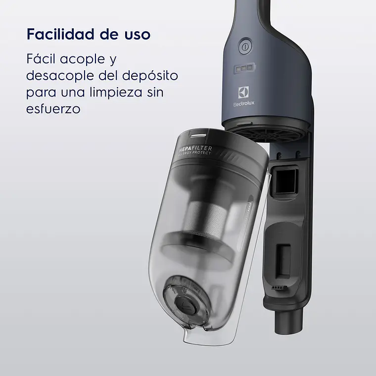 ASPIRADORA VERTICAL INALÁMBRICA ELECTROLUX ERGORAPIDO CÍCLONICA EFFICIENT 2 EN 1 ERG019 AZUL 13