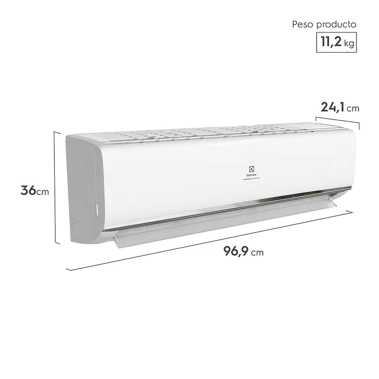 Aire Acondicionado Electrolux Inverter 18.000 BTUs Frío/Calor Efficient Auto Restart 2