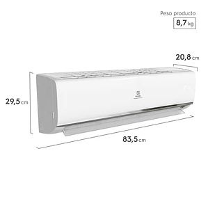 Aire Acondicionado Electrolux Inverter 12.000 BTUs Frío/Calor Efficient Auto Restart