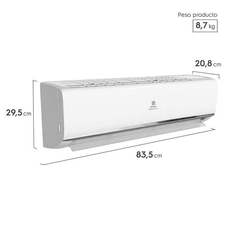 Aire Acondicionado Electrolux Inverter 12.000 BTUs Frío/Calor Efficient Auto Restart 2
