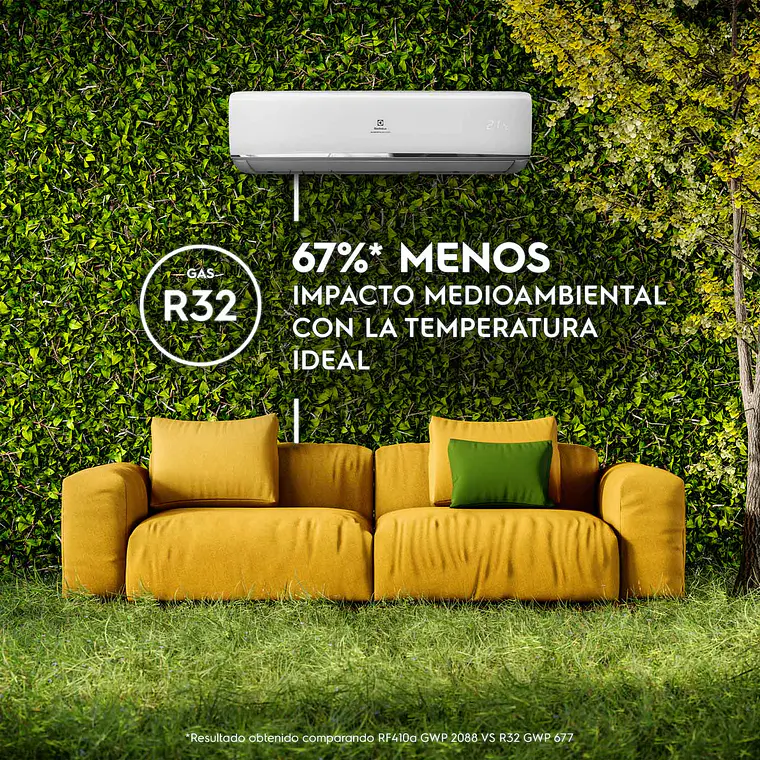 Aire Acondicionado Electrolux Inverter 12.000 BTUs Frío/Calor Efficient Auto Restart 12