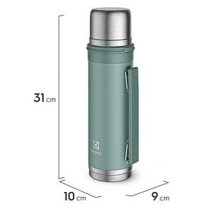 Termo Acero Inoxidable Electrolux 1 Lt Sense To Go Verde