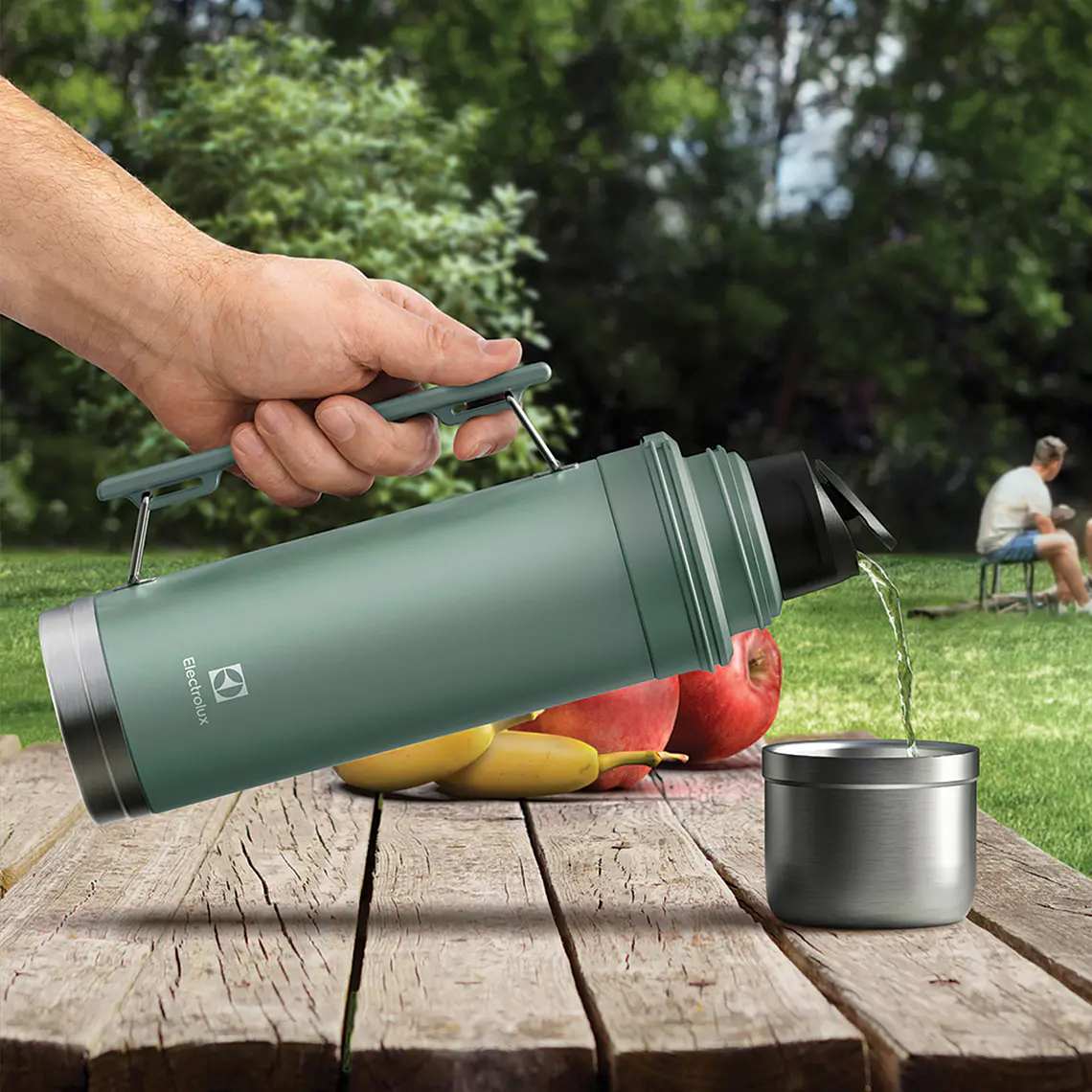 Termo Acero Inoxidable Electrolux 1 Lt Sense To Go Verde 6