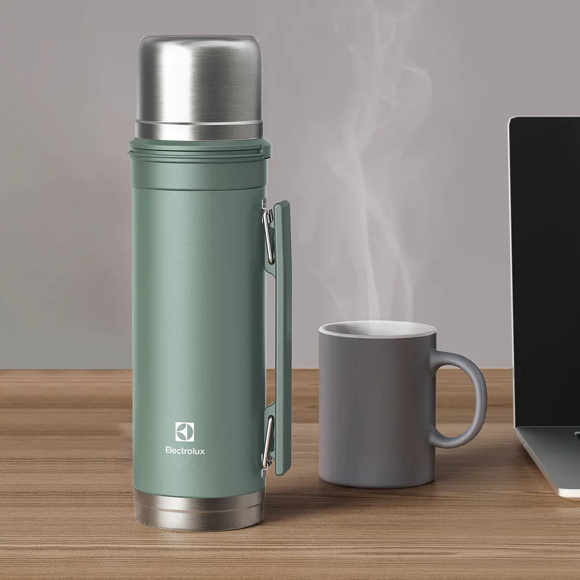 Termo Acero Inoxidable Electrolux 1 Lt Sense To Go Verde 8