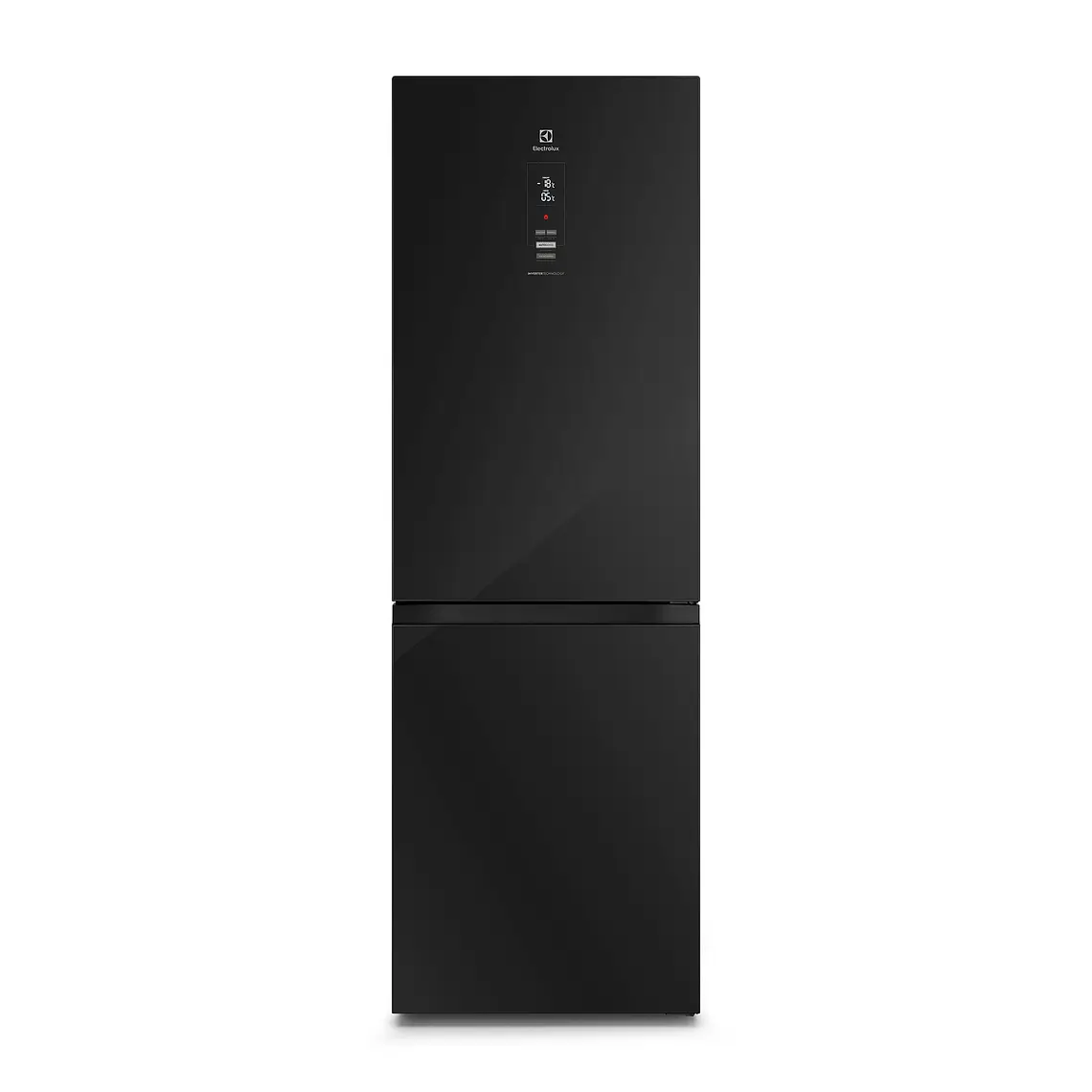 Refrigerador Electrolux 323L No Frost Bottom Freezer Efficient AutoSense DB60GE Negro Glass 1