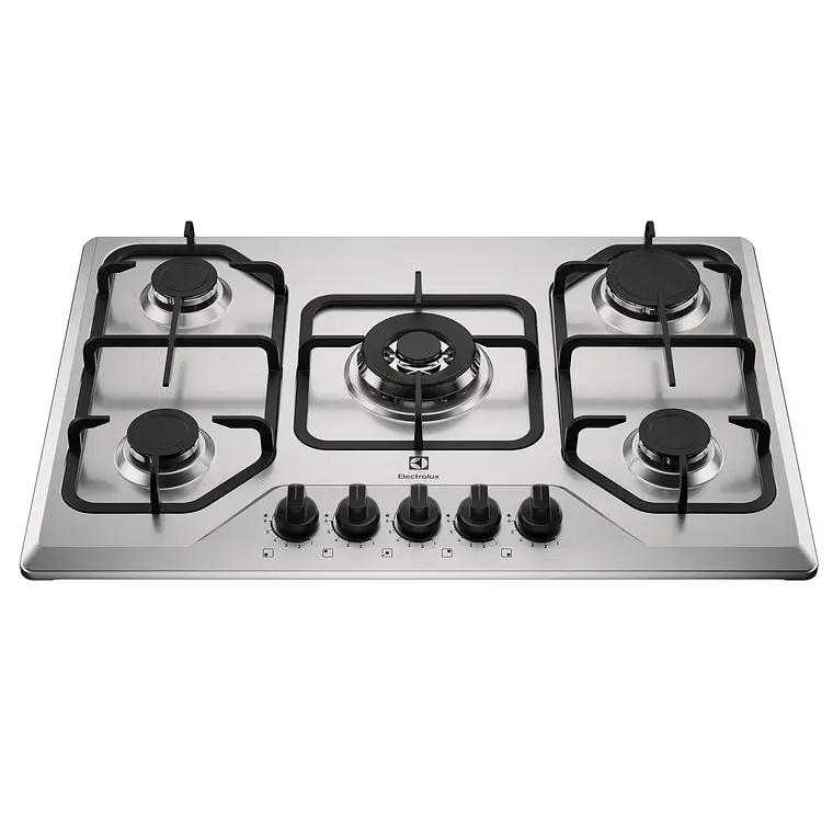 Encimera a Gas 5 Platos Electrolux Experience Tecnología de Cocción Precisa KE5XC Inox 1