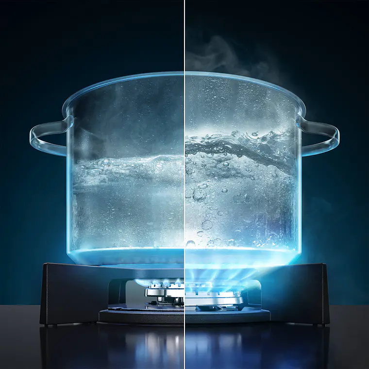 Encimera a Gas 5 Platos Electrolux Experience Tecnología de Cocción Precisa KE5XC Inox 7