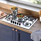 Encimera a Gas 5 Platos Electrolux Experience Tecnología de Cocción Precisa KE5XC Inox - Miniatura 10