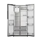 Refrigerador Electrolux 481L No Frost Side by Side Inverter AutoSense Dispensador Agua y Hielo ES4WS Inox - Miniatura 4