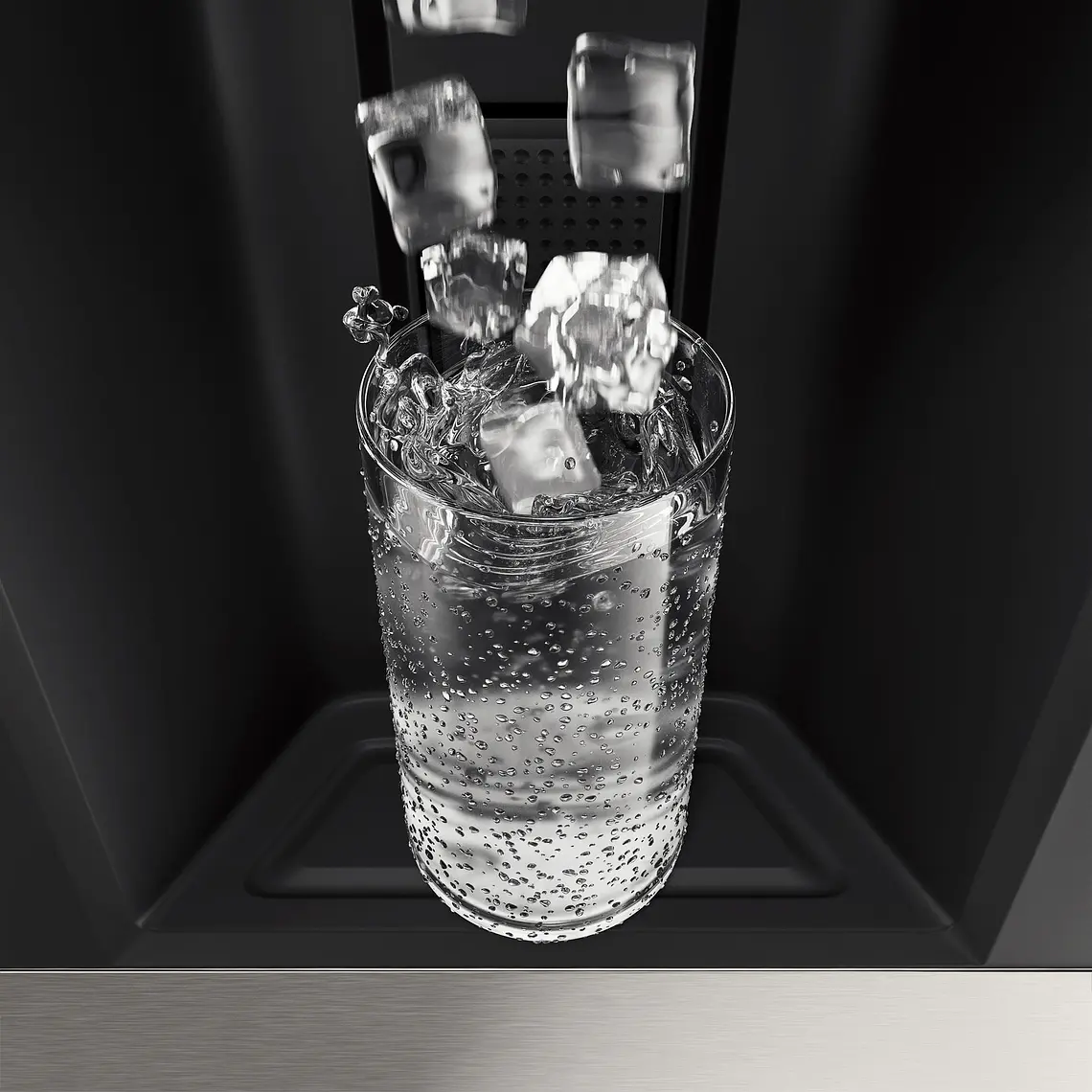 Refrigerador Electrolux 481L No Frost Side by Side Inverter AutoSense Dispensador Agua y Hielo ES4WS Inox 7
