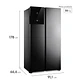 Refrigerador Electrolux 530L No Frost Side by Side Inverter AutoSense ES50B Negro - Miniatura 2