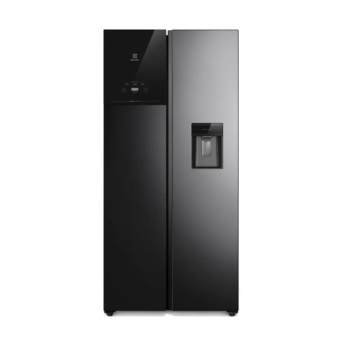 Refrigerador Electrolux 436L No Frost Side by Side Inverter AutoSense ES40WB Negro 1