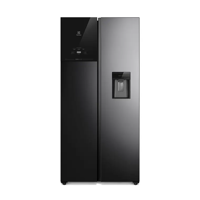Refrigerador Electrolux 436L No Frost Side by Side Inverter AutoSense ES40WB Negro 1