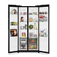 Refrigerador Electrolux 436L No Frost Side by Side Inverter AutoSense ES40WB Negro - Miniatura 4