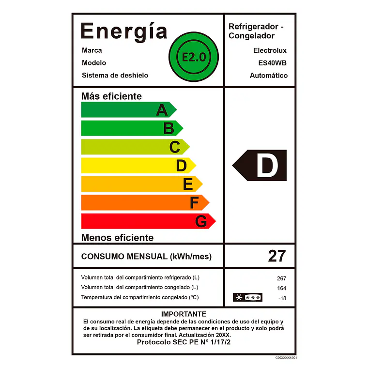 Refrigerador Electrolux 436L No Frost Side by Side Inverter AutoSense ES40WB Negro 13