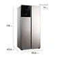 Refrigerador Electrolux 440L No Frost Side by Side Inverter AutoSense ES40S Inox - Miniatura 2
