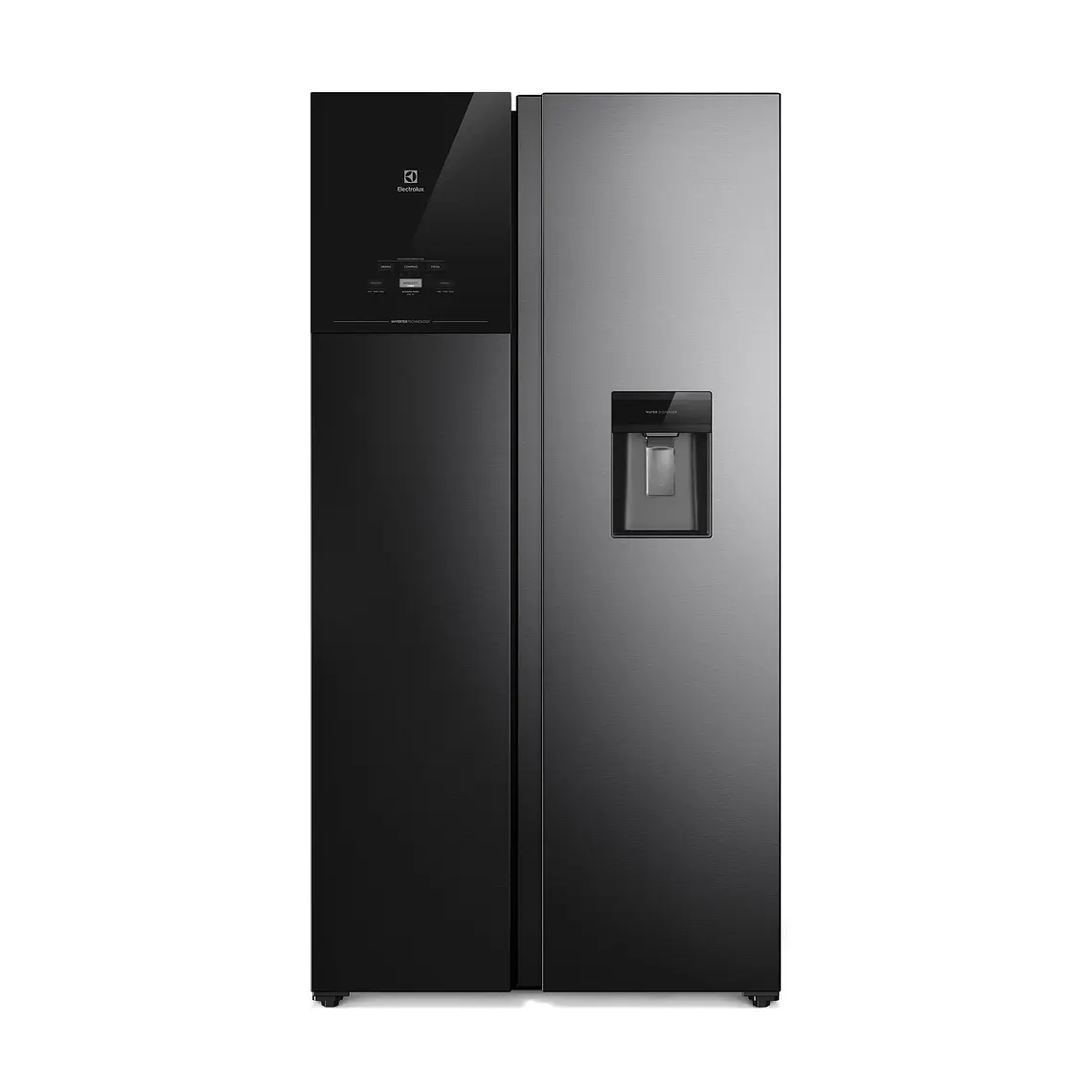 Refrigerador Electrolux 526L No Frost Side by Side Inverter AutoSense ES50WB Negro 1