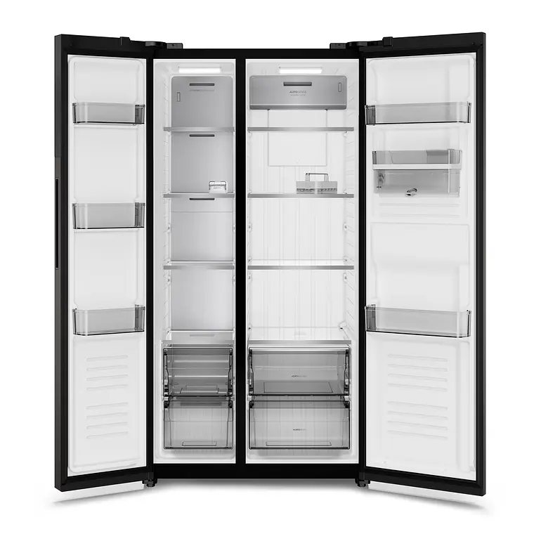 Refrigerador Electrolux 526L No Frost Side by Side Inverter AutoSense ES50WB Negro 3