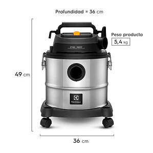 Aspiradora de agua y polvo Electrolux GT20I Acero Inoxidable