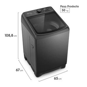 Lavadora Automática Electrolux 18kg Carga Superior Inverter Disolución Máxima Jet&Clean EMTL18IO Onix