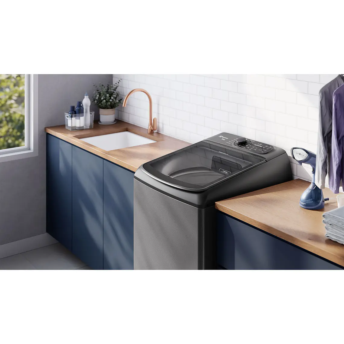 Lavadora Automática Electrolux 18kg Carga Superior Inverter Disolución Máxima Jet&Clean EMTL18IO Onix 13