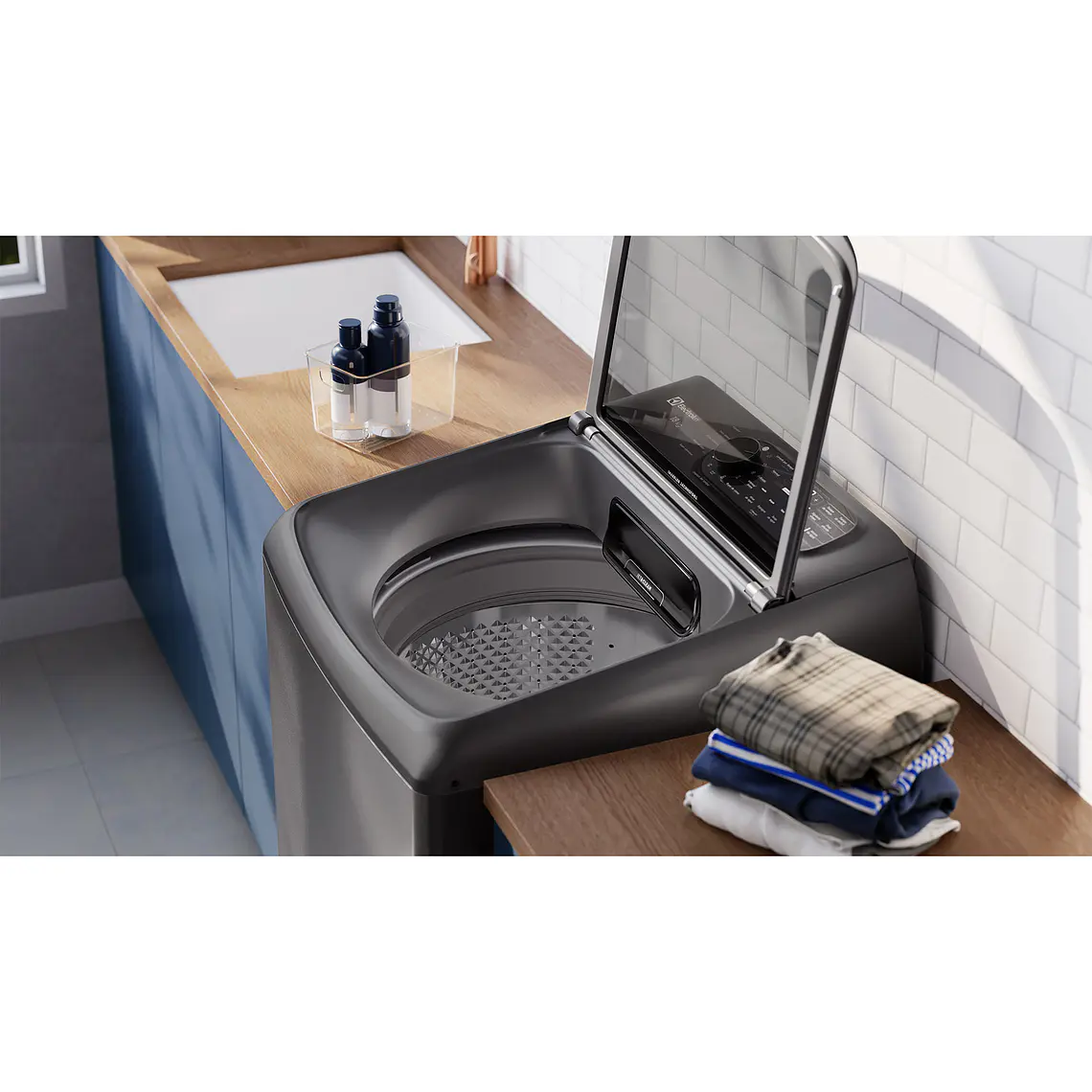 Lavadora Automática Electrolux 18kg Carga Superior Inverter Disolución Máxima Jet&Clean EMTL18IO Onix 14