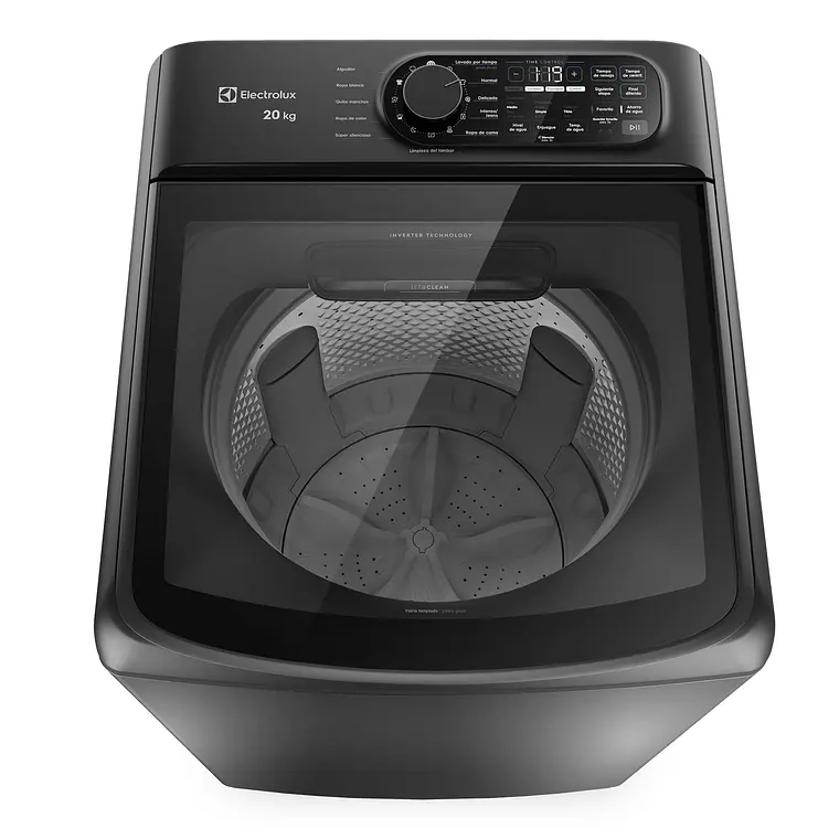 Lavadora Automática Electrolux 20kg Carga Superior Inverter Disolución Máxima Jet&Clean EMTL20IO Ónix 3