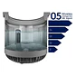Lavadora Automática Electrolux 20kg Carga Superior Inverter Disolución Máxima Jet&Clean EMTL20IO Ónix - Miniatura 9