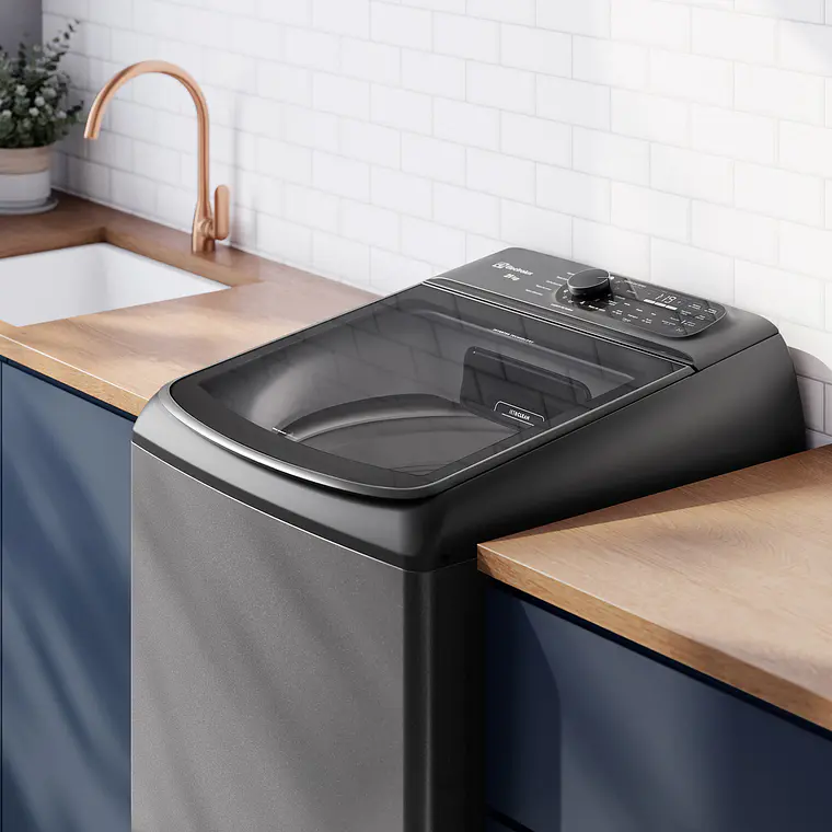Lavadora Electrolux 21kg Carga Superior Inverter Disolución Máxima Jet&Clean EMTL21IO Gris Ónix 11