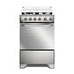 Cocina a Gas 4 Platos Electrolux Efficient VaporBake, Triple Llama y Grill FE4SXC Inox - Miniatura 1