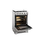 Cocina a Gas 4 Platos Electrolux Efficient VaporBake, Triple Llama y Grill FE4SXC Inox - Miniatura 3