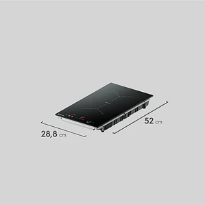 Encimera Inducción 2 Platos Electrolux Eléctrica Efficient IE2TP Negra