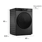 Lavadora Automática Electrolux 14Kg Carga Frontal Inverter EFLWM12O Ónix - Miniatura 2