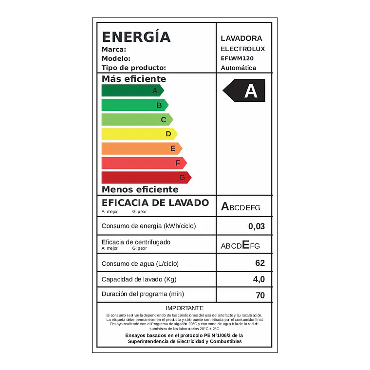 Lavadora Automática Electrolux 14Kg Carga Frontal Inverter EFLWM12O Ónix 16