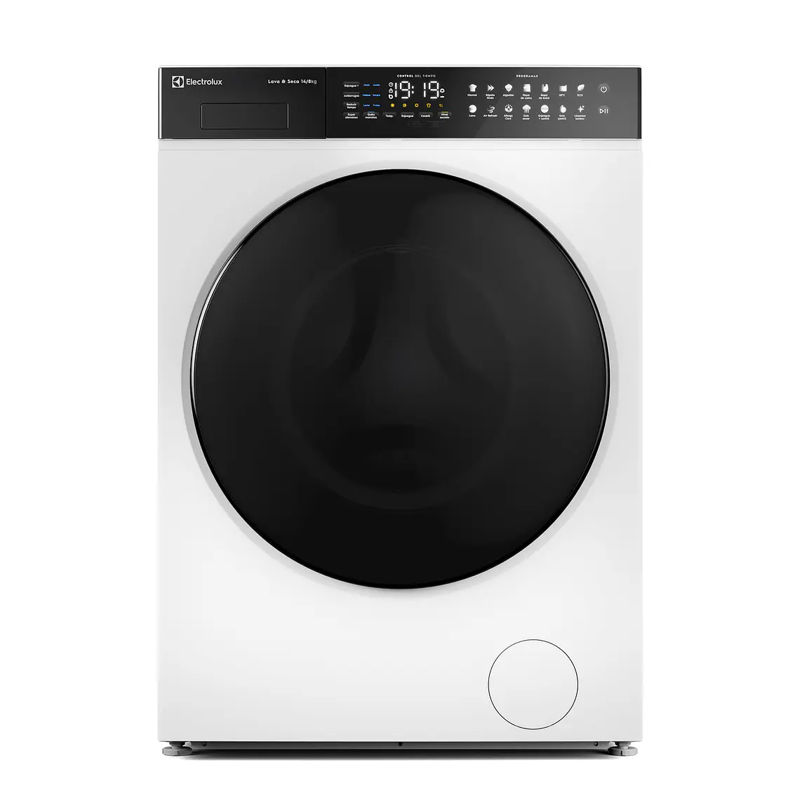 Lavadora Secadora Electrolux 14/8 Kg Carga Frontal Inverter EFLWD12W Blanca 1