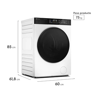 Lavadora Secadora Electrolux 14/8 Kg Carga Frontal Inverter EFLWD12W Blanca