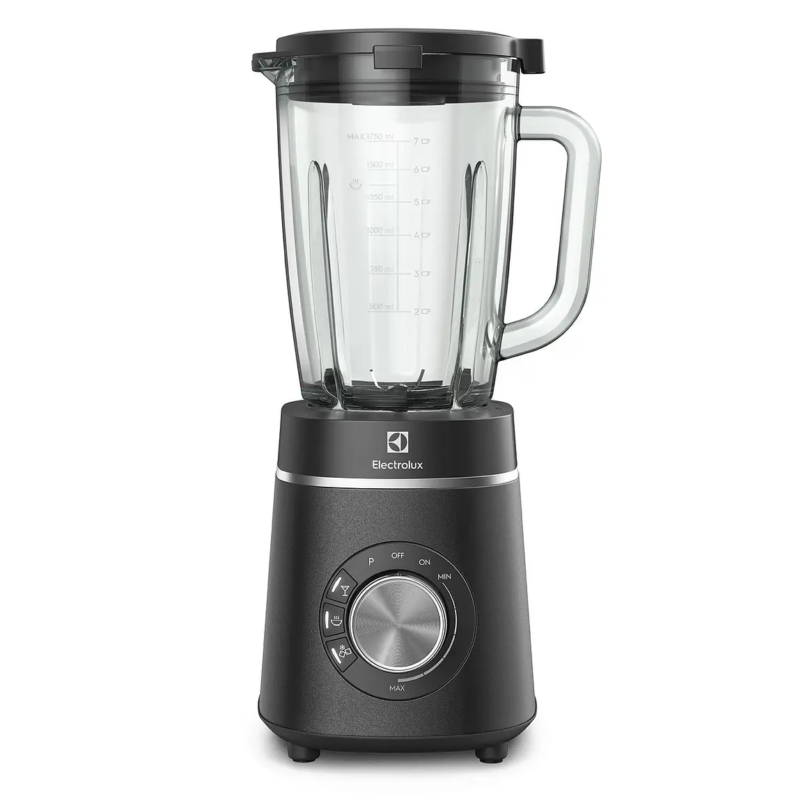 Licuadora Electrolux 1,75L con Jarra de Vidrio y 6 Cuchillos 1000W BLP70 Gris 1