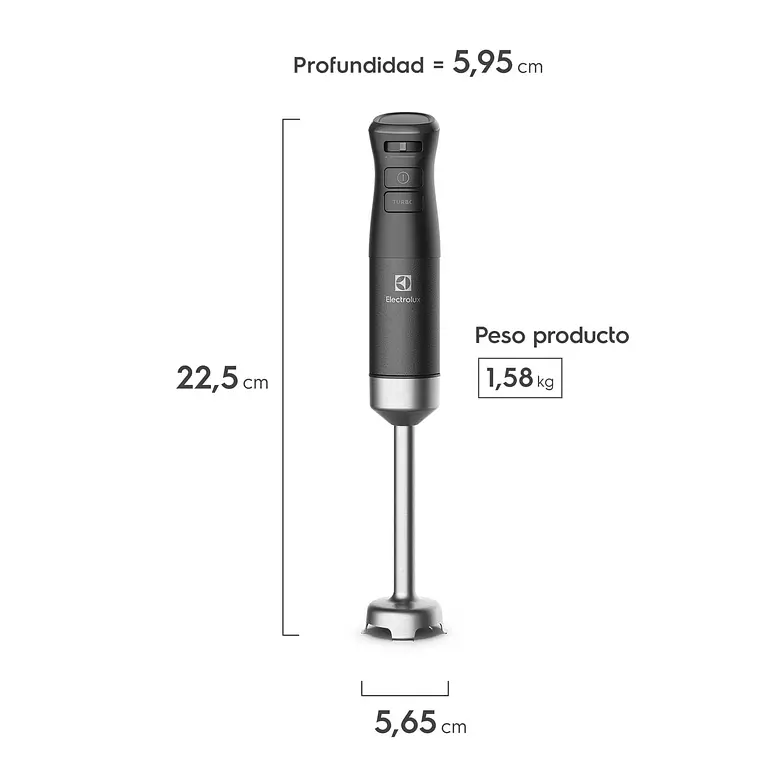 Minipimer 3 en 1 Electrolux 700W IBP70 Gris 2