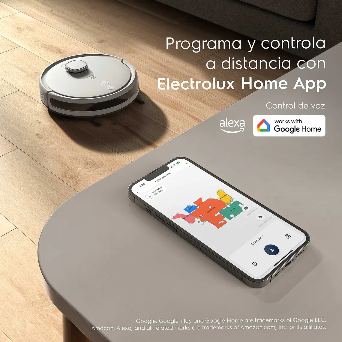 Aspiradora Robot Electrolux 4 en 1 Wi-Fi Experience Mapeo Inteligente ERB62 13
