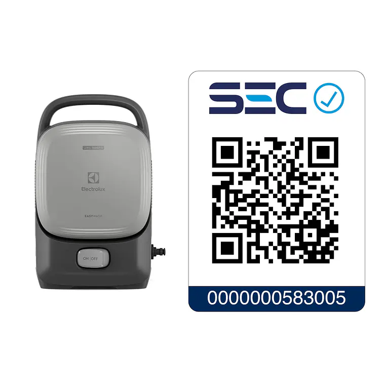 Hidrolavadora Electrolux 1400W Efficient EasyWash QWS1600 Gris 16