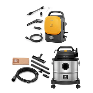 Kit Hidrolavadora QWS1650 + Aspiradora GT20I Electrolux