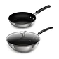 Kit Sartén 20 cm + Wok Antiadherente 28 cm Electrolux - Miniatura 1