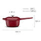 Olla Cacerola de Hierro Fundido Esmaltado Electrolux Expert 20 cm - Miniatura 2