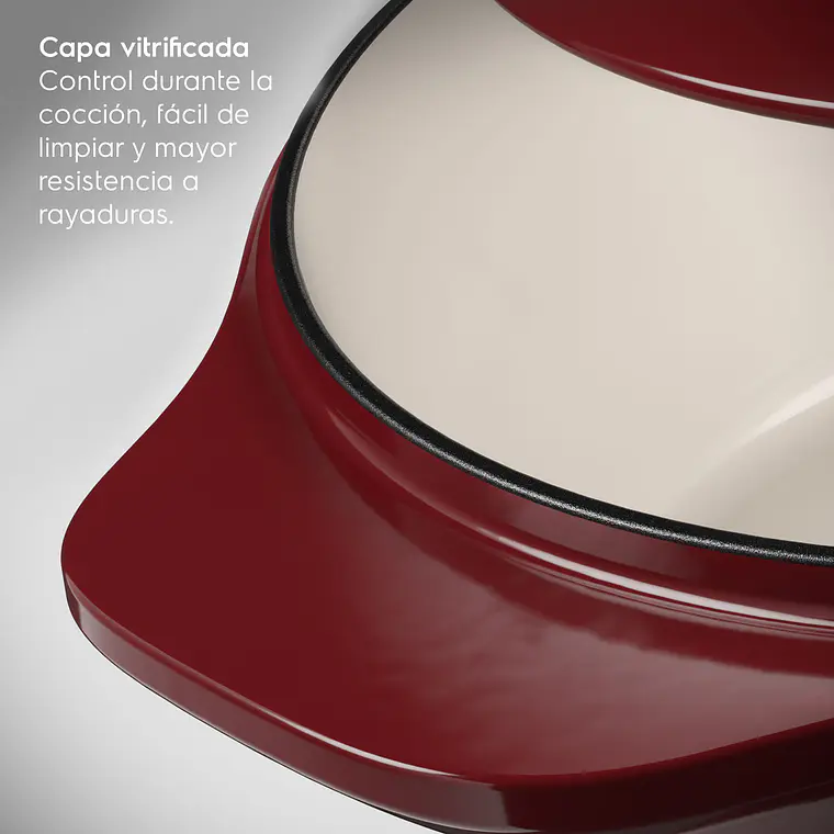 Olla Cacerola de Hierro Fundido Esmaltado Electrolux Expert 20 cm 6