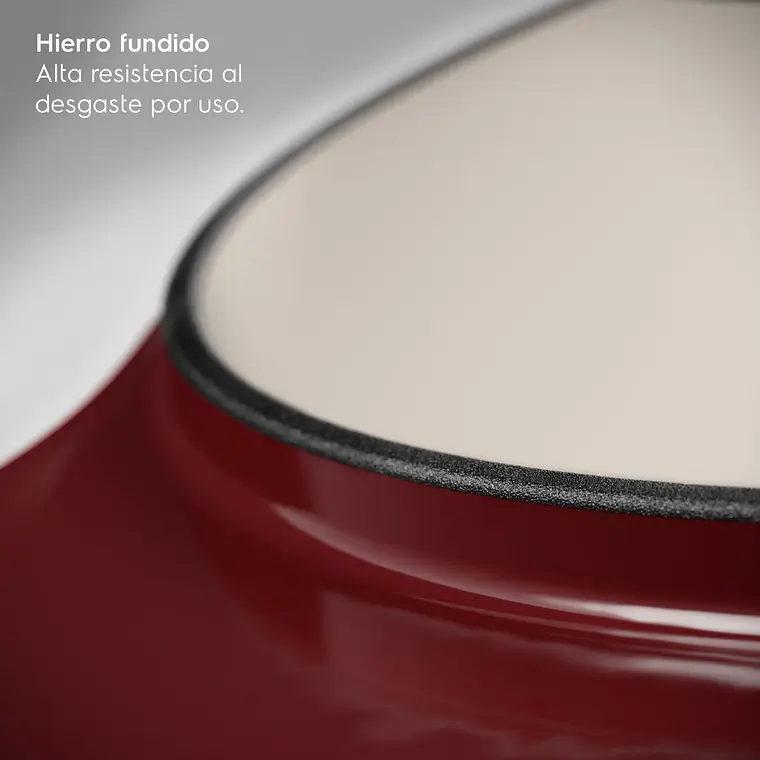 Olla de Hierro Fundido Esmaltado Electrolux Expert 24 cm 6