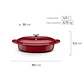 Wok de Hierro Fundido Esmaltado Electrolux Expert 30 cm - Miniatura 2
