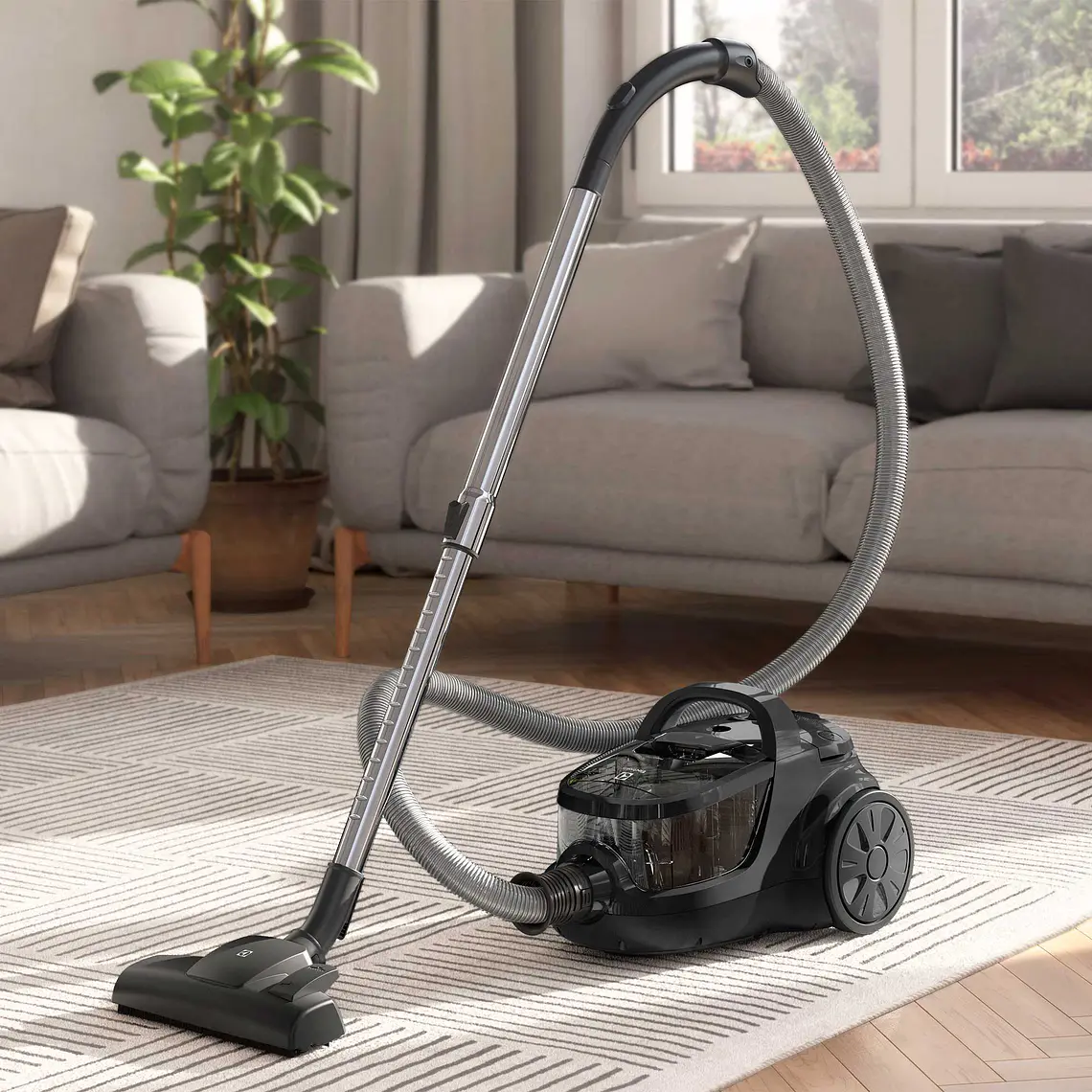 Aspiradora Sin Bolsa Electrolux Ciclónica 2000W Filtro HEPA Experience EasyBox Boquilla PET BGL41 Gris 6